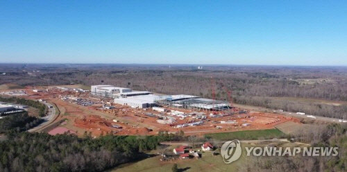 SK이노베이션 미국 조지아주 공장 전경. <SK이노베이션 제공>